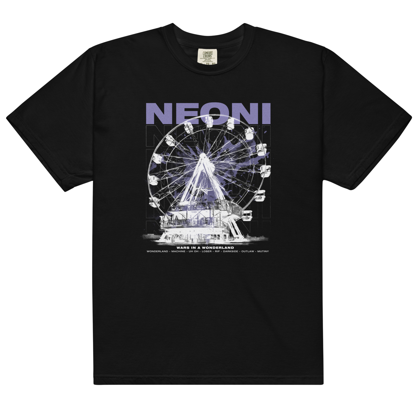 Neoni Wars in a Wonderland Tee Purple