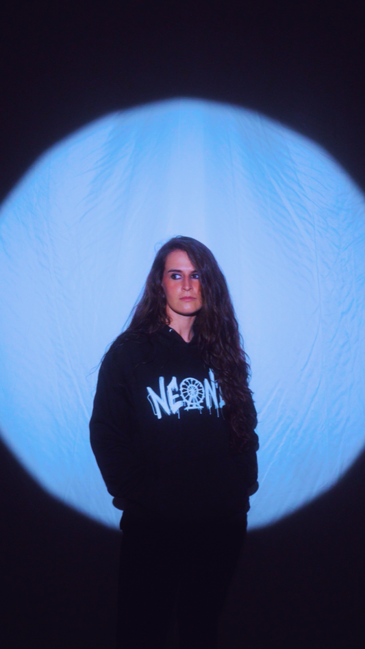 Black Ferris Wheel Logo Hoodie