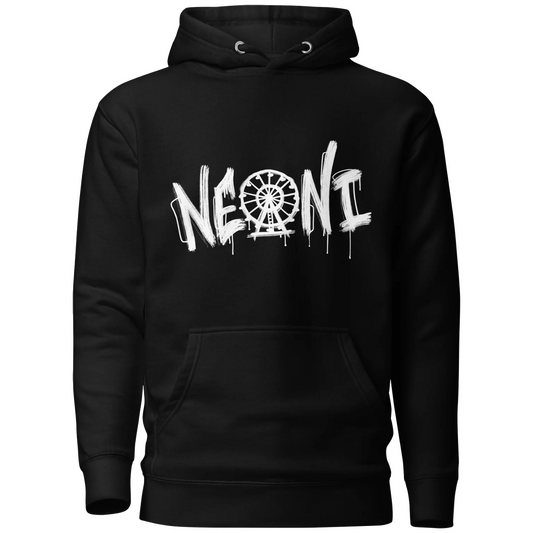 Black Ferris Wheel Logo Hoodie