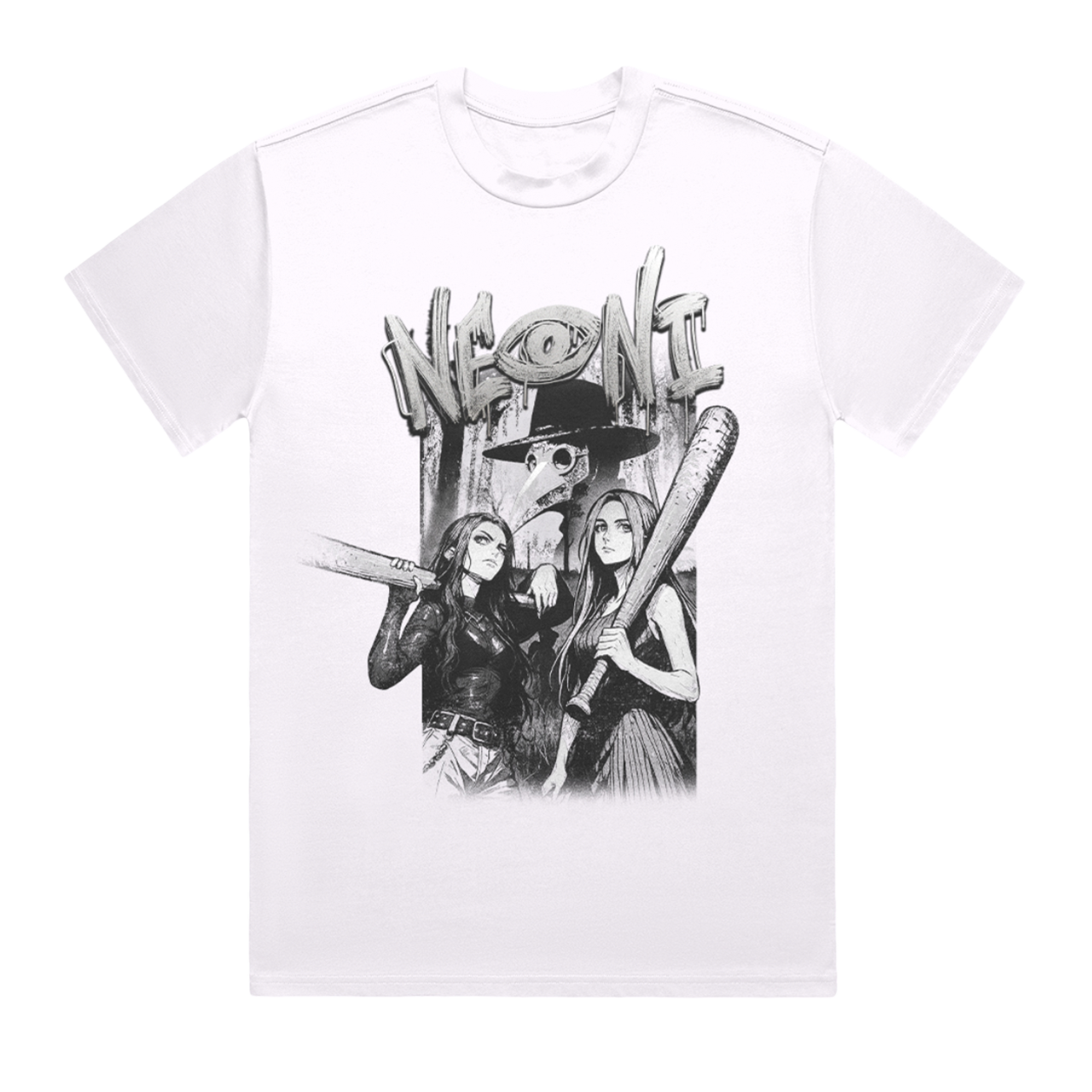 Anime White Tee